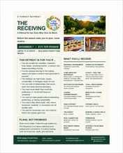 Load image into Gallery viewer, Camping for The Receiving retreat at Wild Indigo Forest Farm, gallery image 3