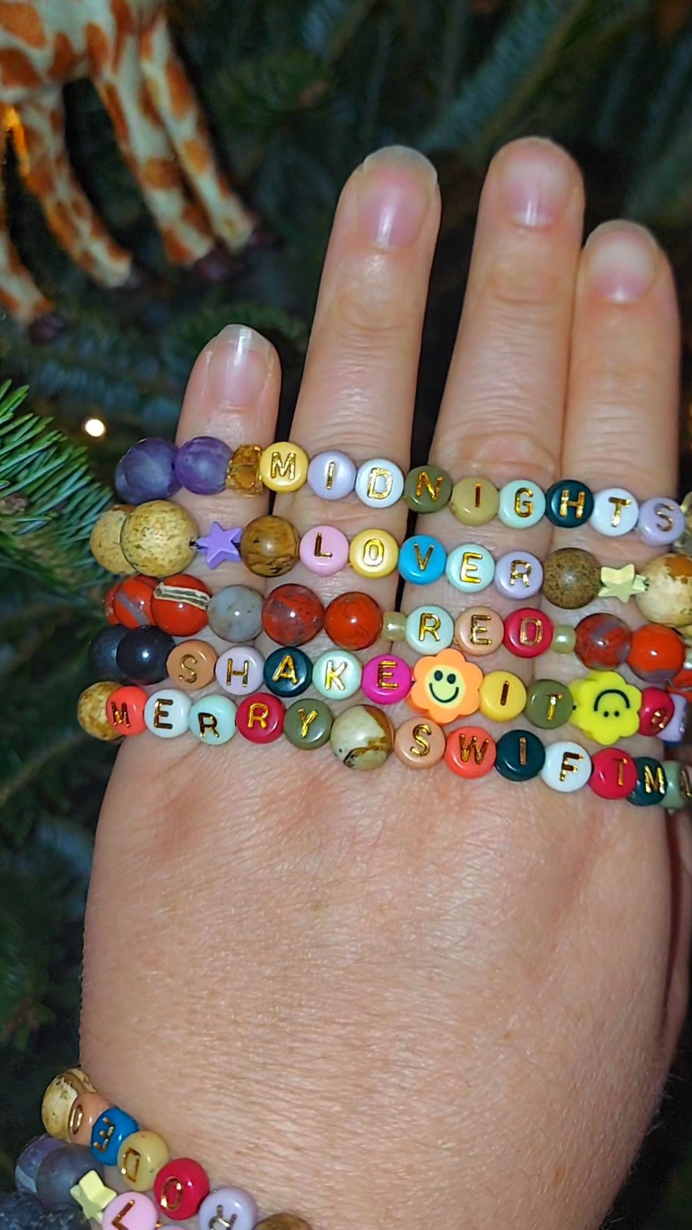 Custom Crystal Swiftie Friendship Bracelet