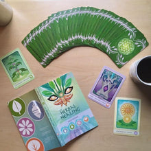 Load image into Gallery viewer, The Herbal Healing Deck by Sarah Baldwin with illustrated plant oracle cards