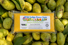 Load image into Gallery viewer, Frozen pawpaw pulp from Wild Indigo Forest Farm